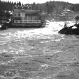 Dalsfoss under flommen i 1937.