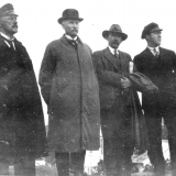 Fra v. Lars Midgaard, E.Farsjø, Lars Jørgensen, H.Levang.