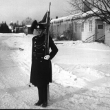 Gardeleiren i Oslo, og Gardisten er Per Thomas Svenum, f.11-5-1942. 4.Gardekompani 1962-63.