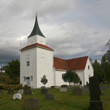 Sannidal kirke avbildet i 2007