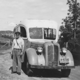 Sjåfør Nilsen og Levangsbussen.