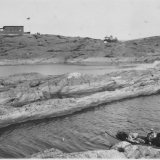 Skåtøy “Enga” på Korsund. Bildet er tatt i 1944.