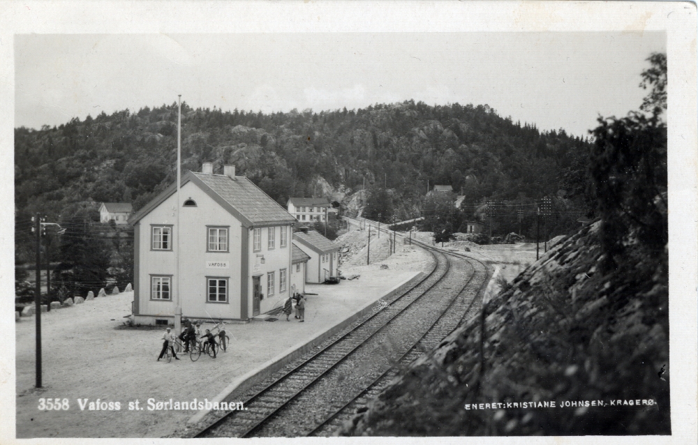 Vafos stasjon Sørlandsbanen 1929