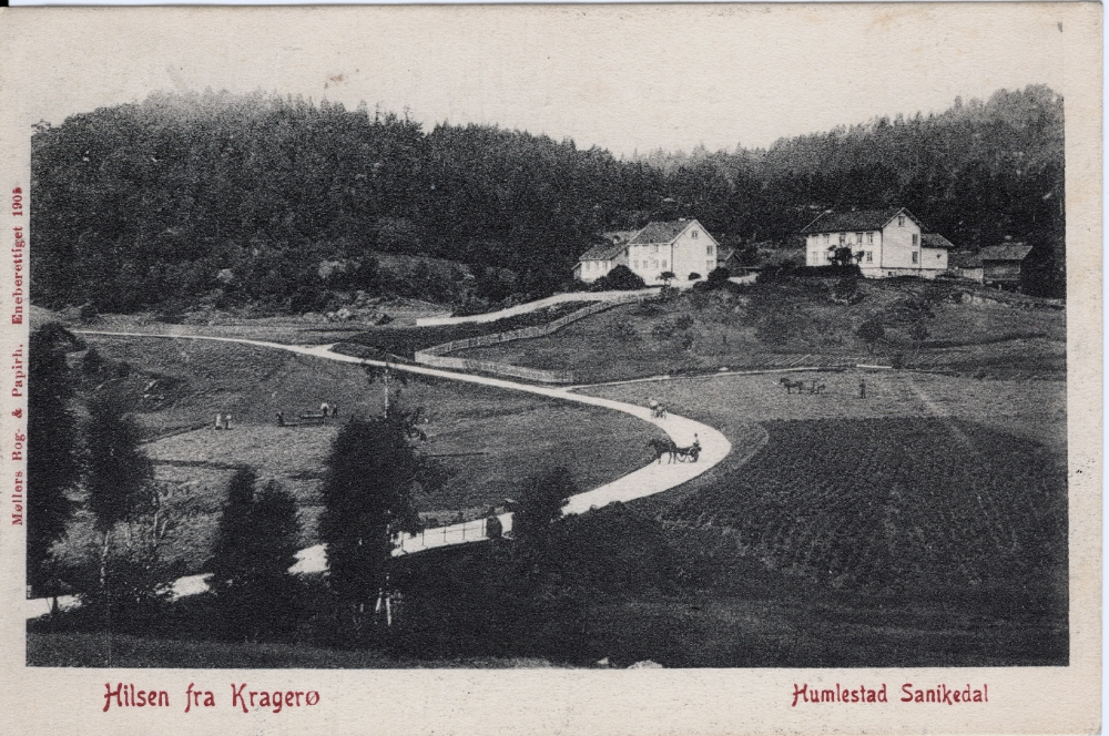 Humlestad i Sanikedal ca. 1915