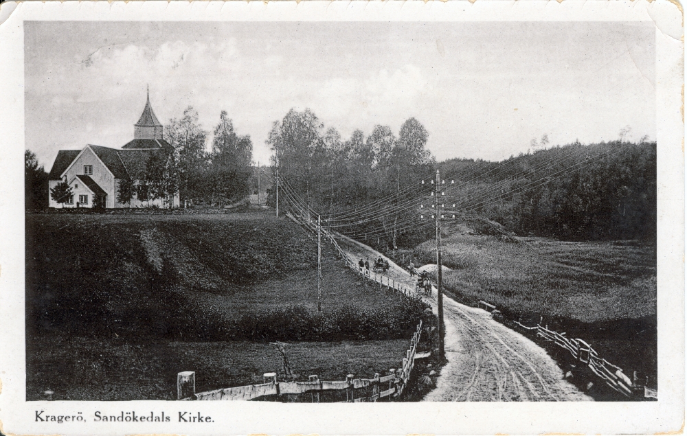 Sandøkedals kirke ca. 1910