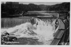 Dammen på Kammerfoss bruk 1911